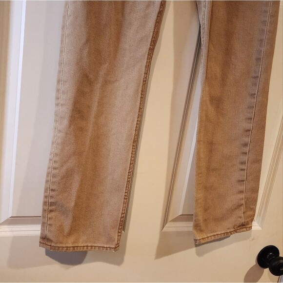 Mossimo Supply Co slim straight tan jeans size 28 x 30 - Picture 3 of 5